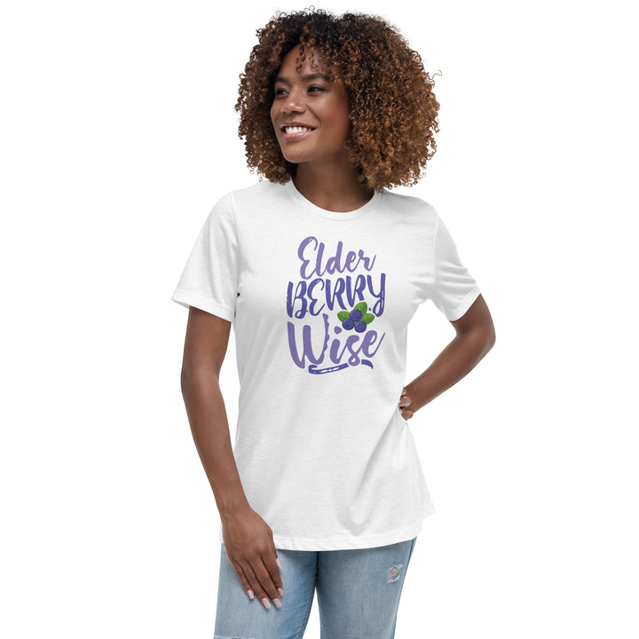 ELDER BERRY WISE WOMEN'S RELAXED T-SHIRT