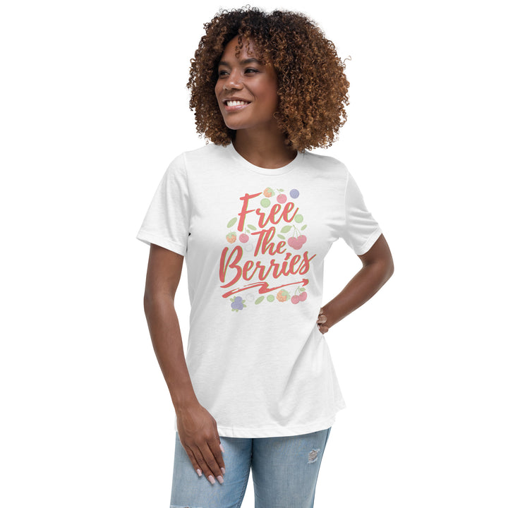 FREE THE BERRIES WOMEN'S RELAXED T-SHIRT